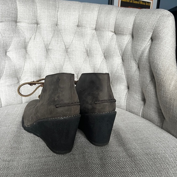 Sperry gray wedge booties - Picture 3 of 3